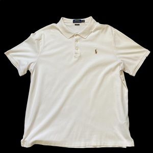 All white Polo by Ralph Lauren